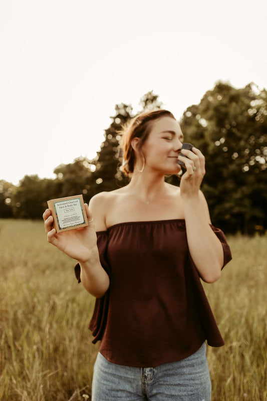Activated Charcoal Face & Body Bar |Tea Tree|