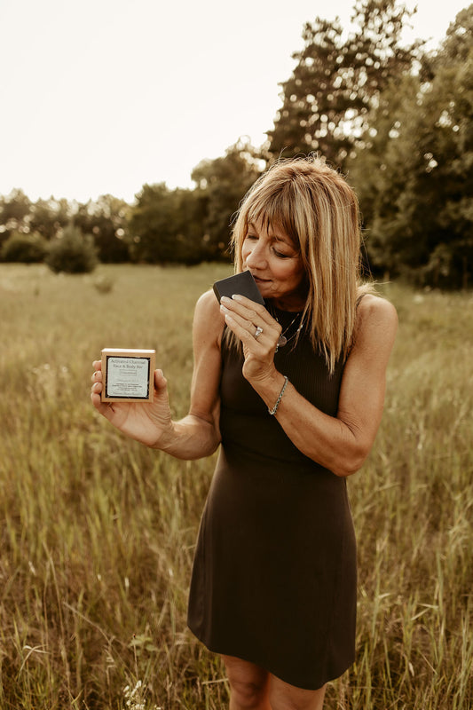 Activated Charcoal Face & Body Bar |Unscented|