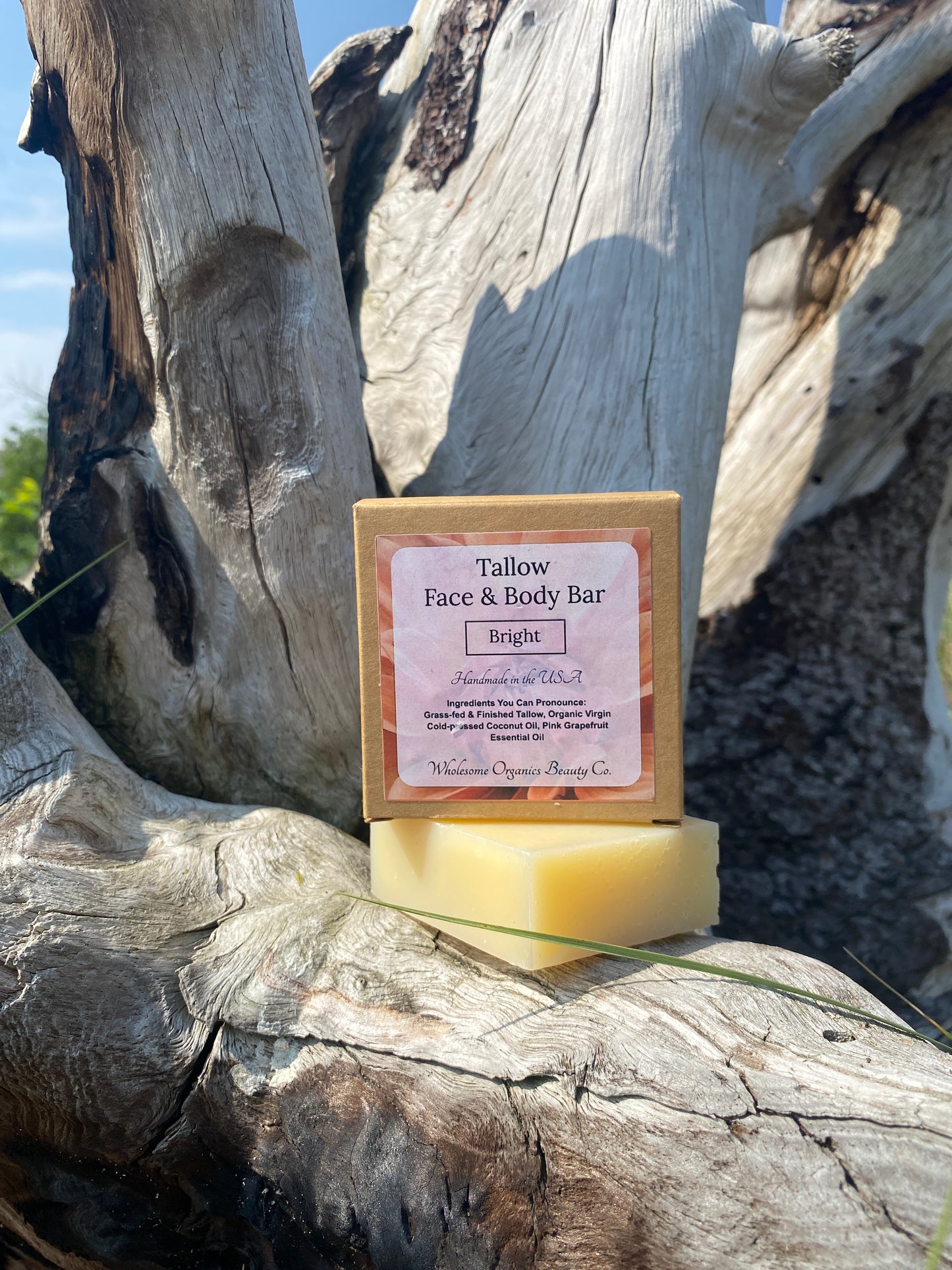 Tallow Face & Body Bar |Bright|