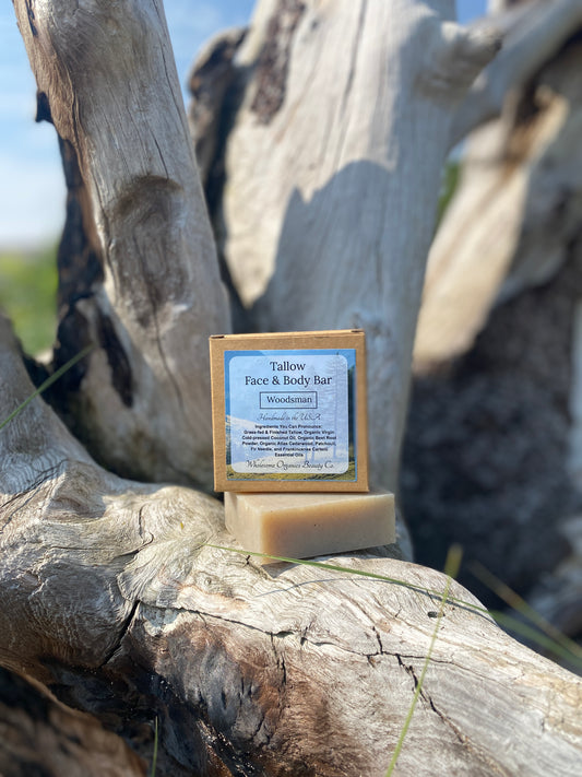 Tallow Face & Body Bar |Woodsman|