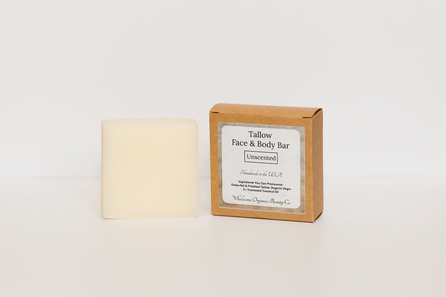 Tallow Face & Body Bar |Unscented|