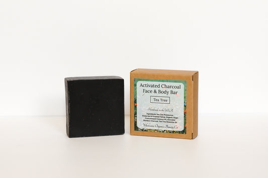 Activated Charcoal Face & Body Bar |Tea Tree|
